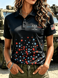 Women'S Independence Day Print Short-Sleeve Top