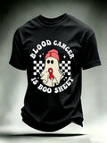Men's BLOOD CANCER IS BOO SHEET Print T-Shirt