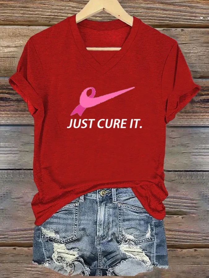 Women's  JUST CURE IT Print T-Shirt