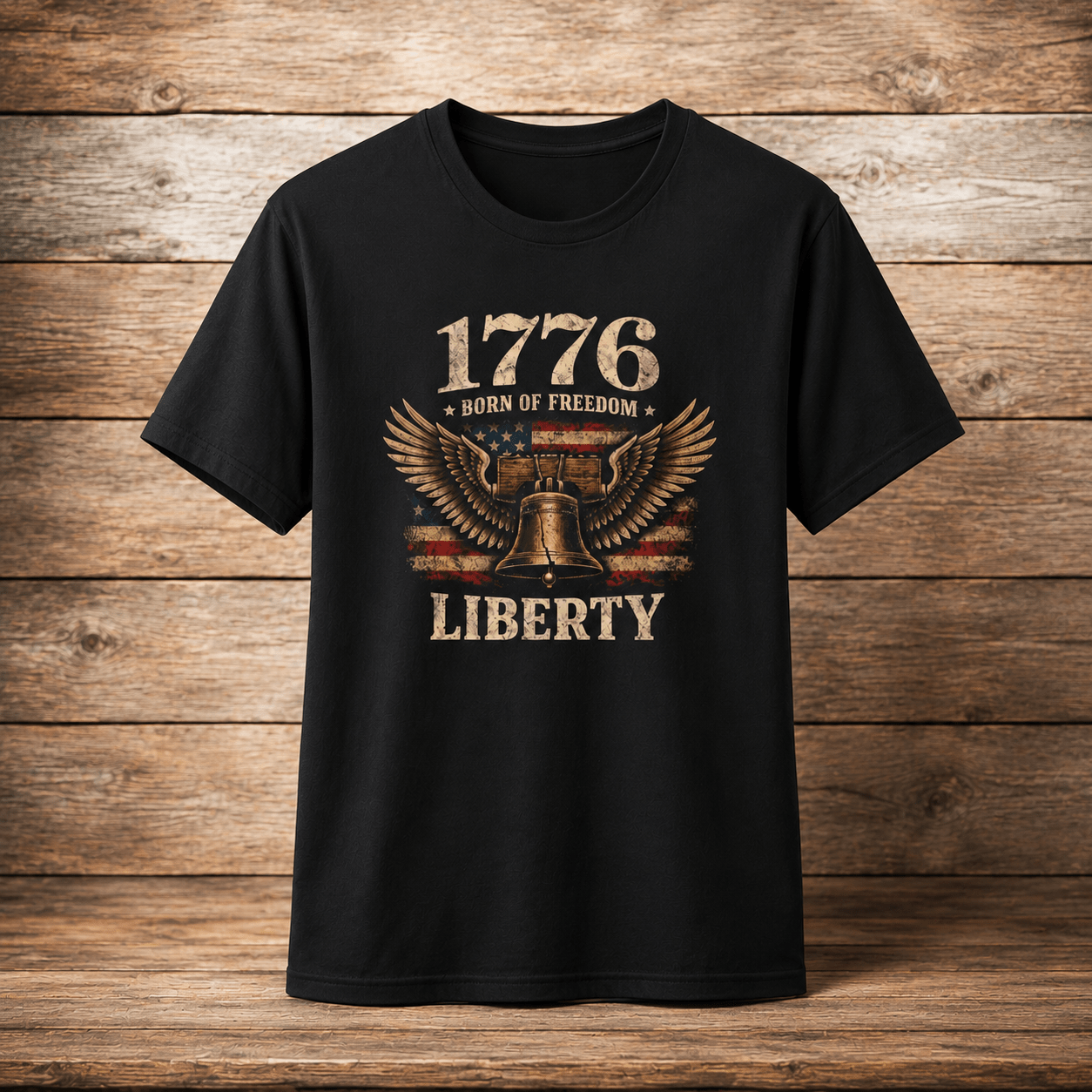 1776–2026 Liberty & Freedom Eagle T-Shirt | America's 250th Anniversary