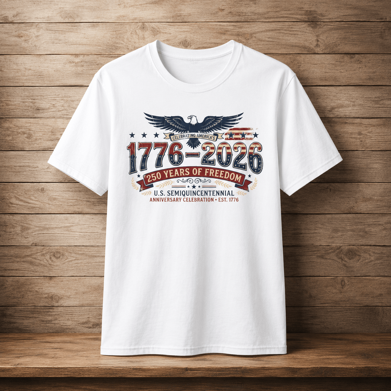 1776–2026 Semiquincentennial T-Shirt | 250 Years of American Freedom