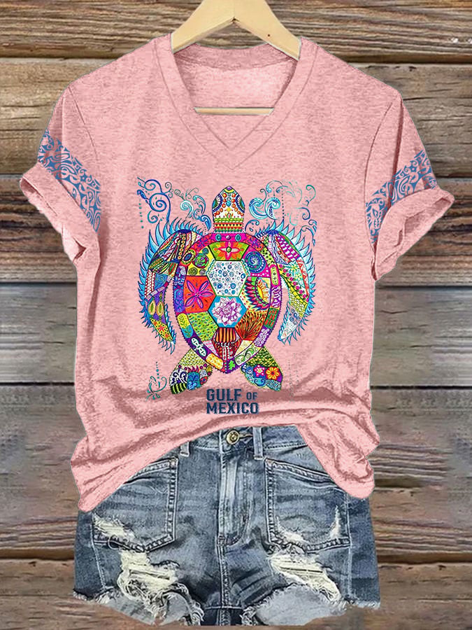 Women's Gulf Of Mexico Print T-Shirt