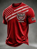 Men's Casual Printed Short-Sleeve T-Shirt