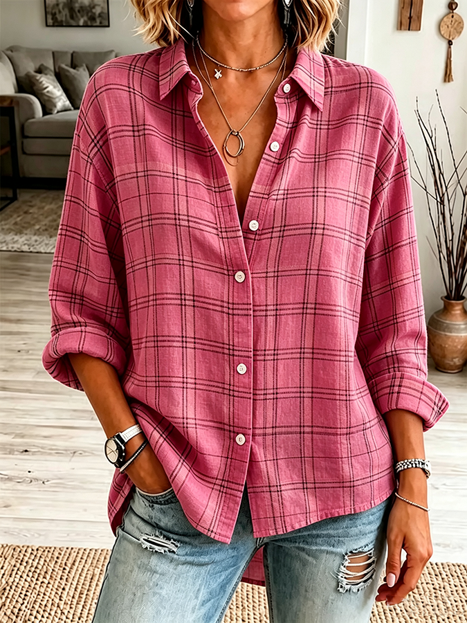 Women'S Casual Printed Shirt