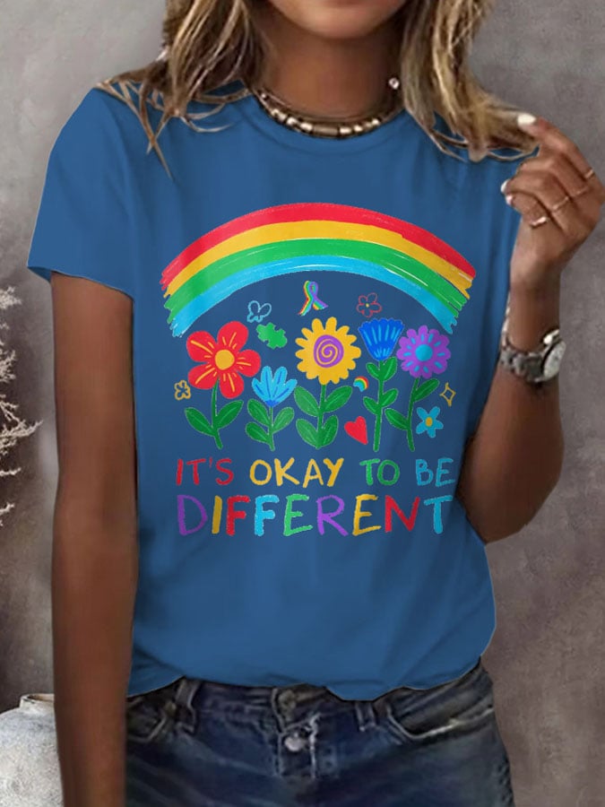 Women's Autism Print T-Shirt