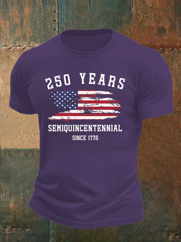 Men's 250 Years Semiquincentennial Since 1776 T-Shirt