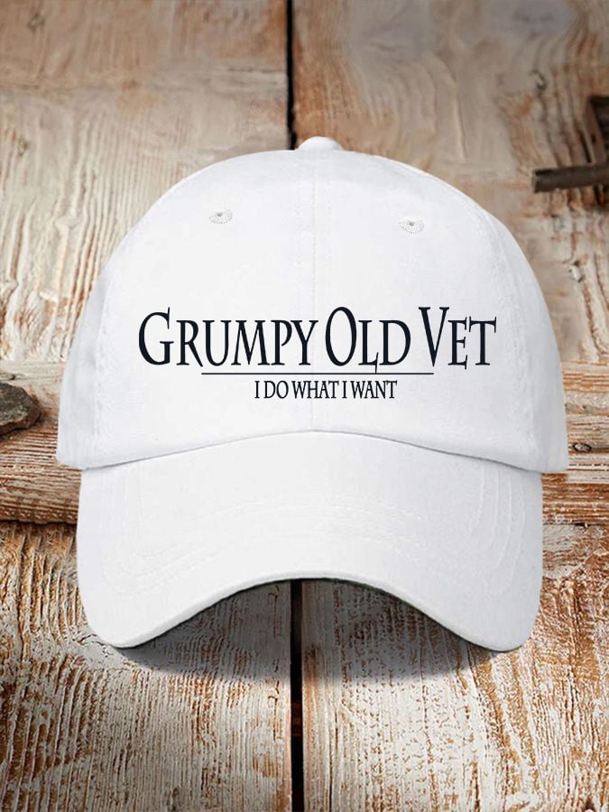 Veteran "I DO WHAT I WANT" Printed Hat