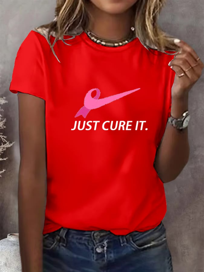 Women's JUST CURE IT Print T-Shirt