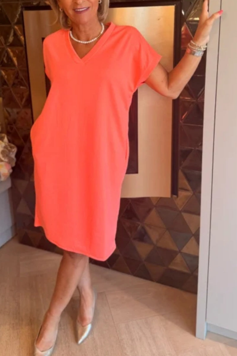 Simone Short-Sleeved Dress