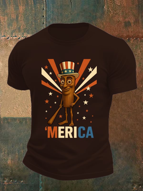 Men's MERICA Print T-Shirt