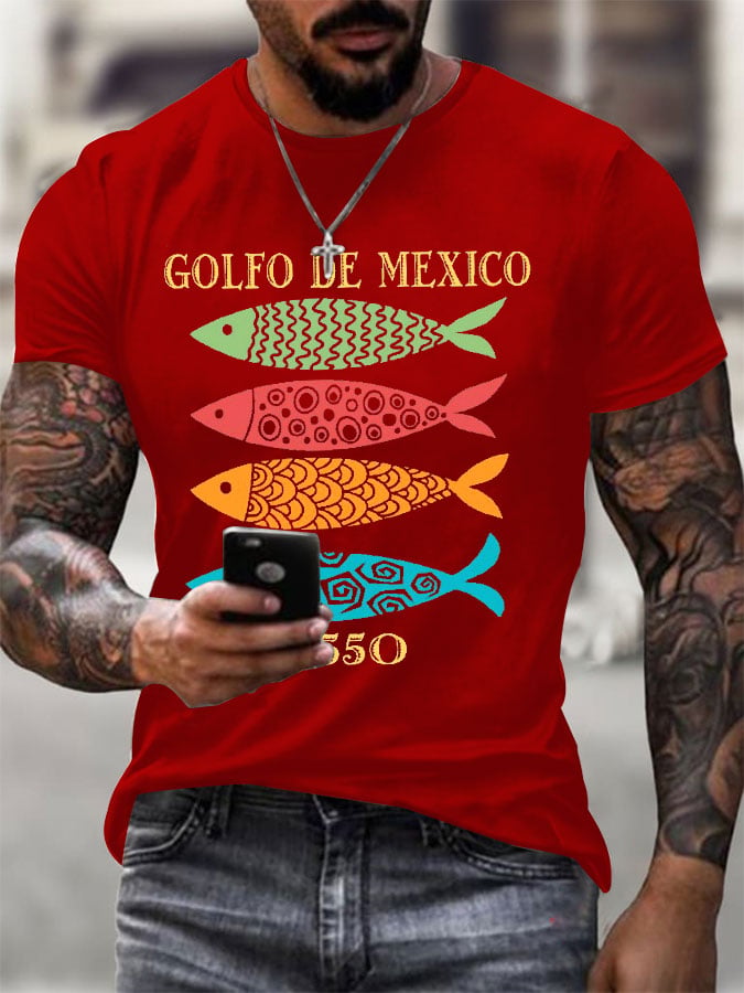 Men's Gulf Of Mexico Print T-Shirt