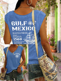 Women's Gulf Of Mexico Print Tank Top