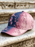 Unisex Breast Cancer Awareness Floral-Print Baseball Cap