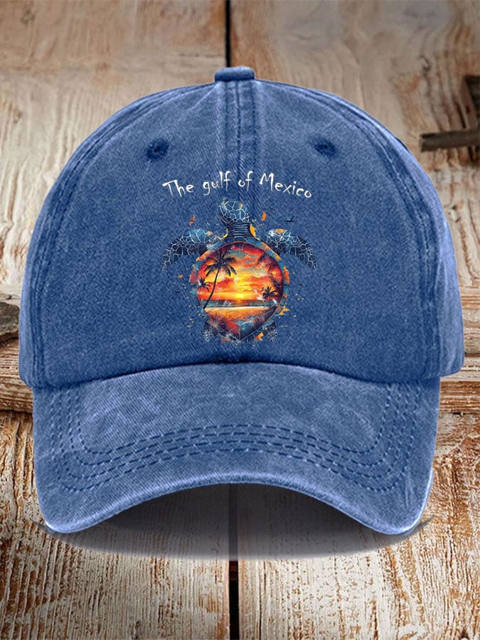 Unisex Gulf Of Mexico Print Hat