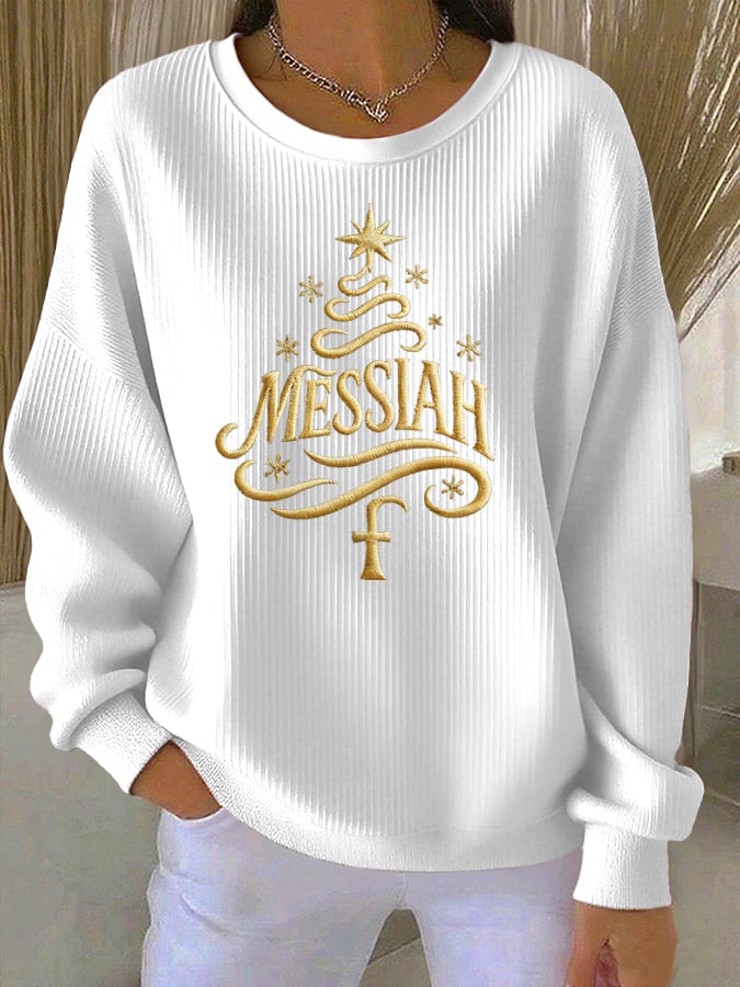 Women's Casual Christmas Faith Sweatshirt