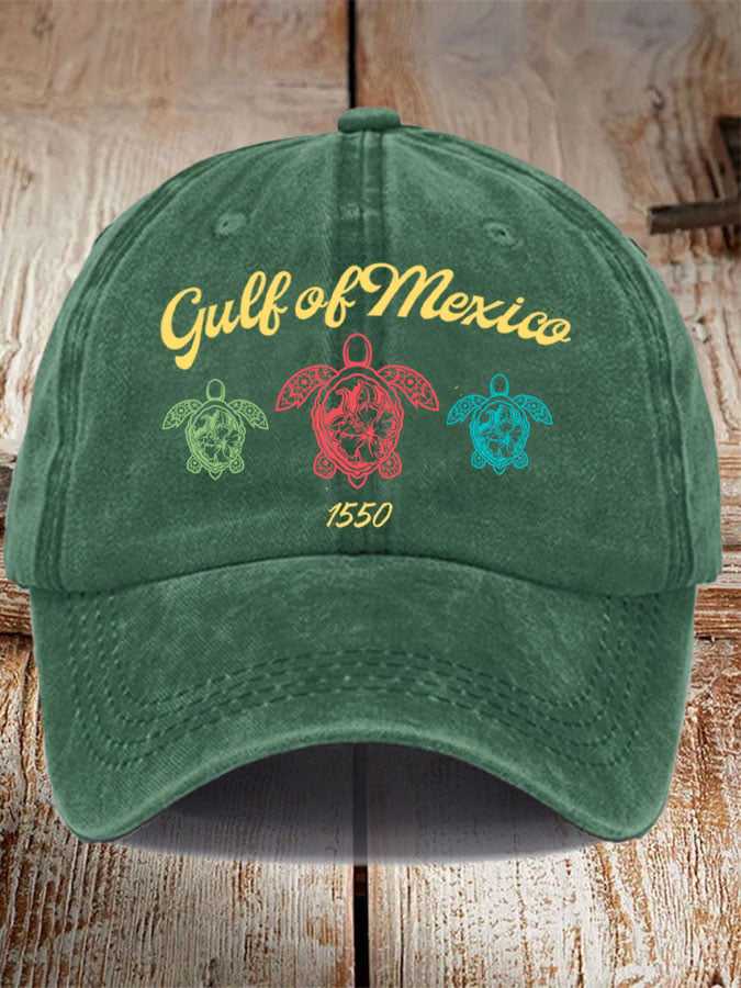 Unisex Gulf Of Mexico Print Hat