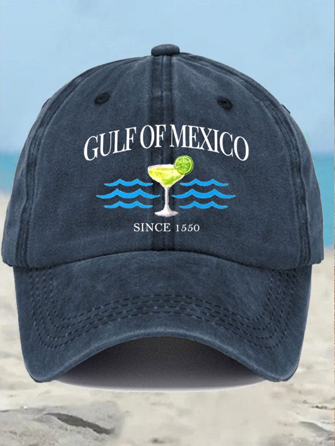 Unisex Gulf Of Mexico Print Hat