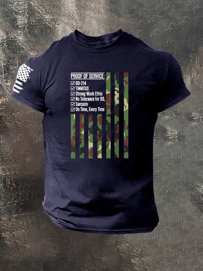 Proof Of The Service Pattern 100% Cotton T-Shirt