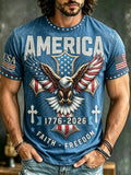 Men's USA 250th Anniversary Printed T-shirt