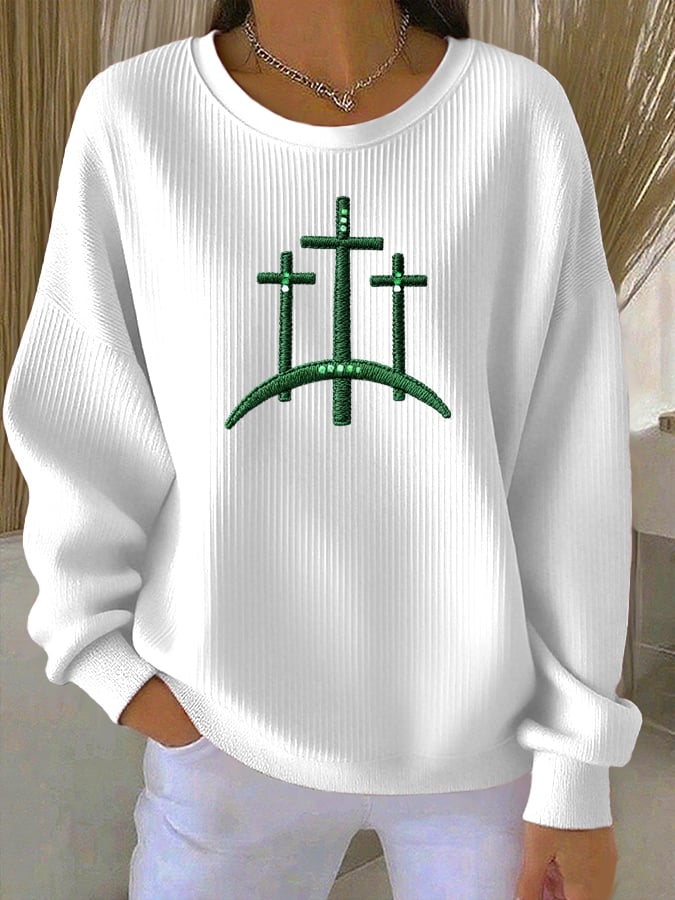 Women's Casual Christmas Faith Sweatshirt