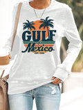 Women's Gulf of Mexico Est 1550 Printed Short-Sleeved T-Shirt
