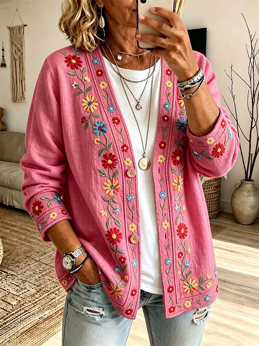 Women's Breast Cancer Awareness Cardigan