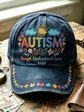 Unisex Autism Awareness Print Baseball Cap