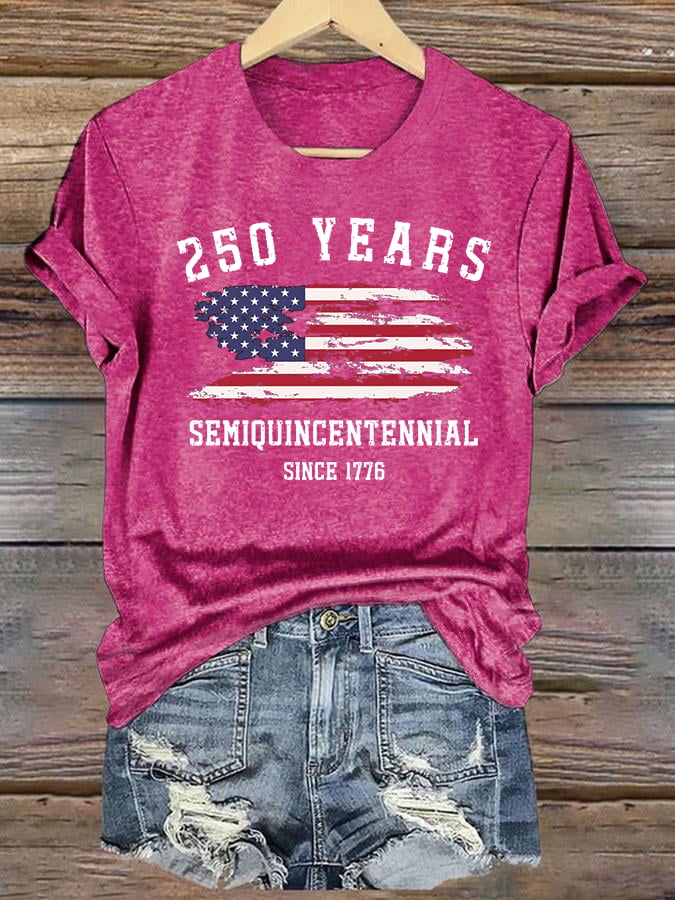 Women's  250 Years Semiquincentennial Since 1776 T-Shirt