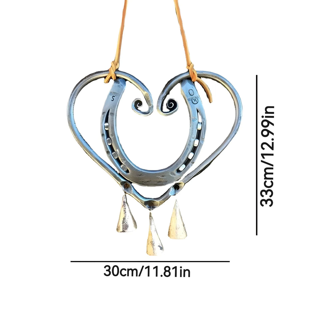 The Horseshoe Heart Wind Chime ❤🐎