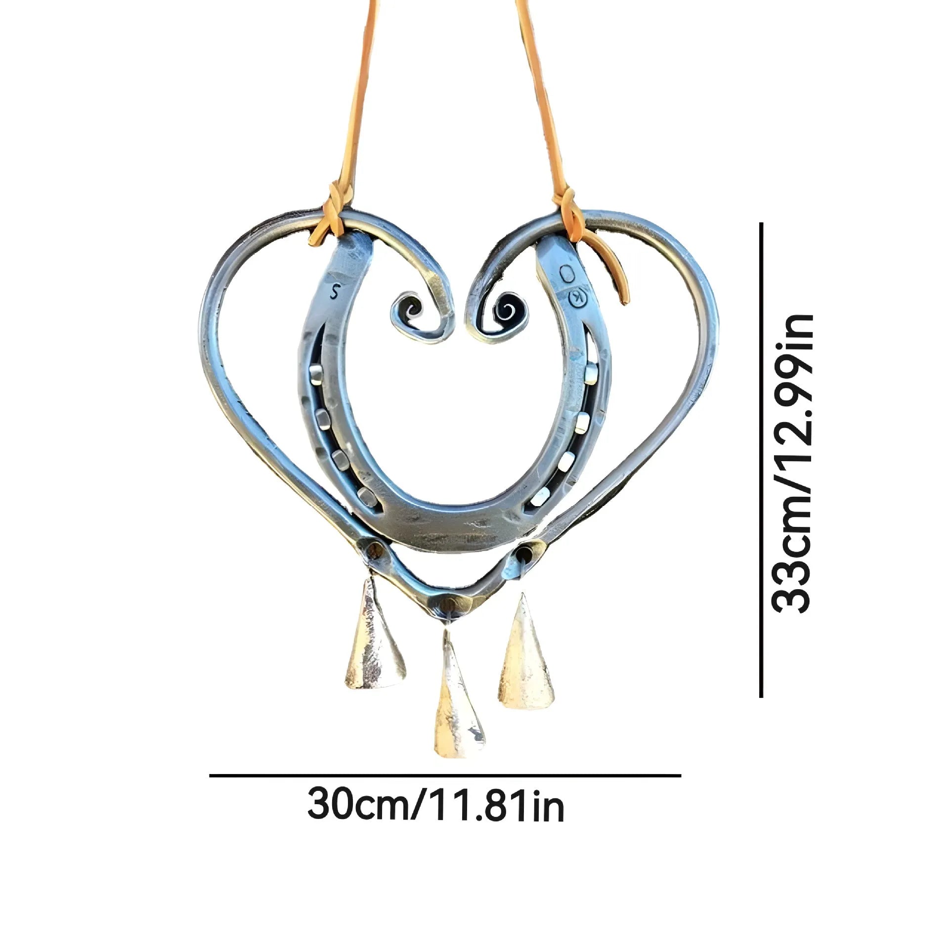 The Horseshoe Heart Wind Chime ❤🐎