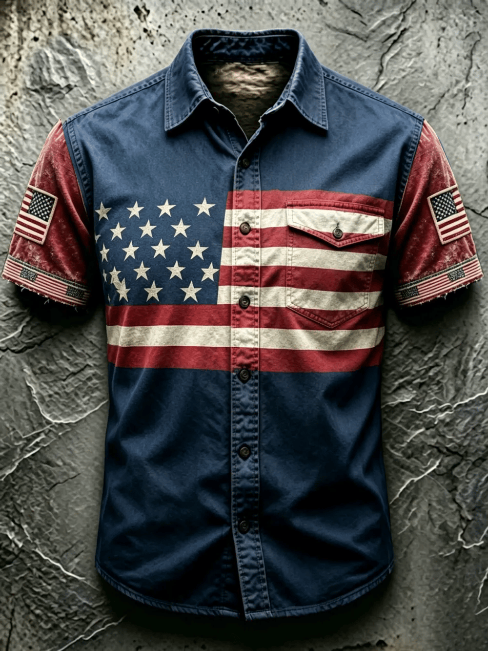 Men's USA 1776-2026 Printed Shirt
