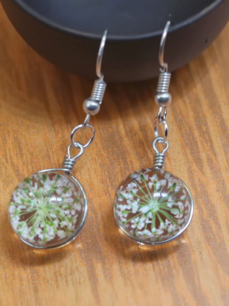 Alzheimer's Awareness Dementia Forget Me Not Earrings