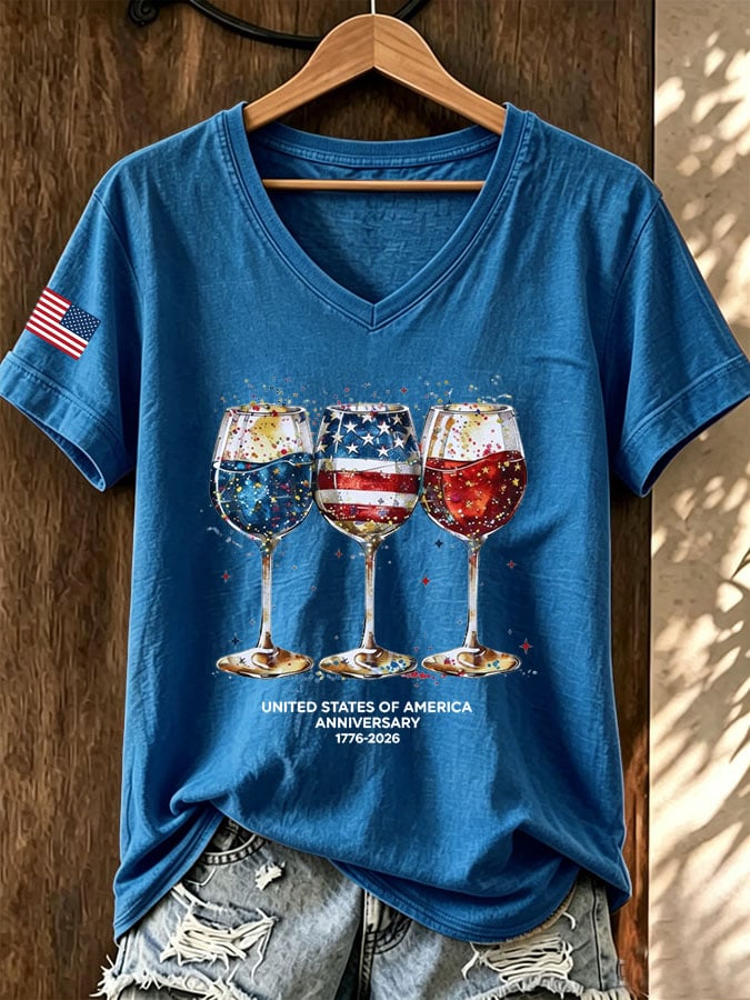Women's Casual Print Short-Sleeve T-Shirt