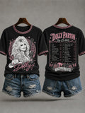 Women'S Country Music Legend Tribute Print T-Shirt