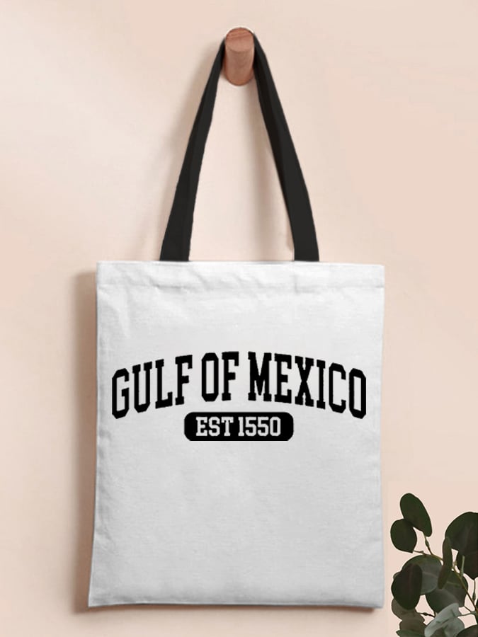 Gulf of Mexico Est 1550 Printed Shoulder Bag Handbag