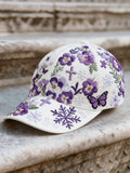 Women's Retro Bohemian Faith  Flower and Gnome Print Casual Hat