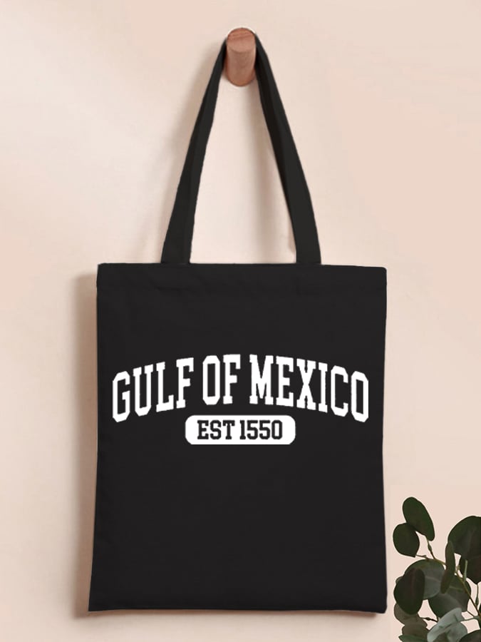 Gulf of Mexico Est 1550 Printed Shoulder Bag Handbag