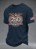 Men's Casual Printed Short-Sleeve T-Shirt