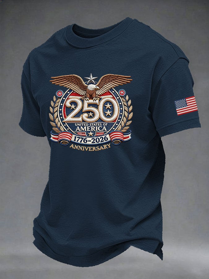 Men's Casual Printed Short-Sleeve T-Shirt