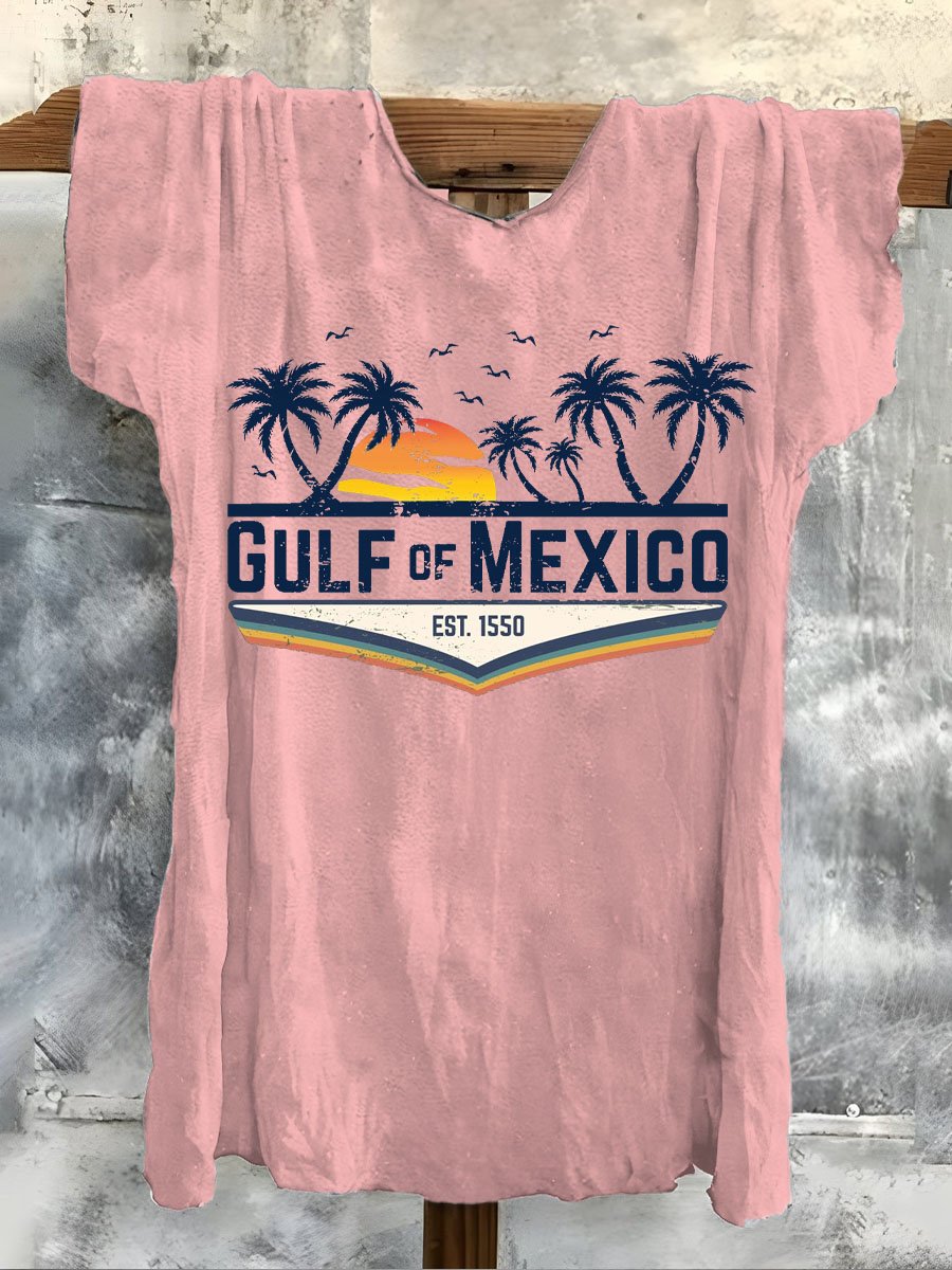 Women's Gulf Of Mexico Print T-Shirt