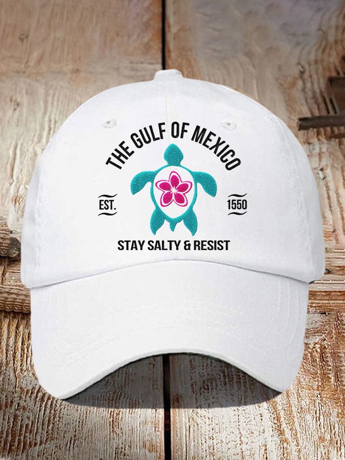 Gulf Of Mexico Print Baseball Cap