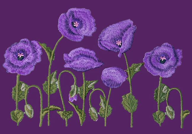 Women's Purple Flower Alzheimer's Awareness Support Shirt