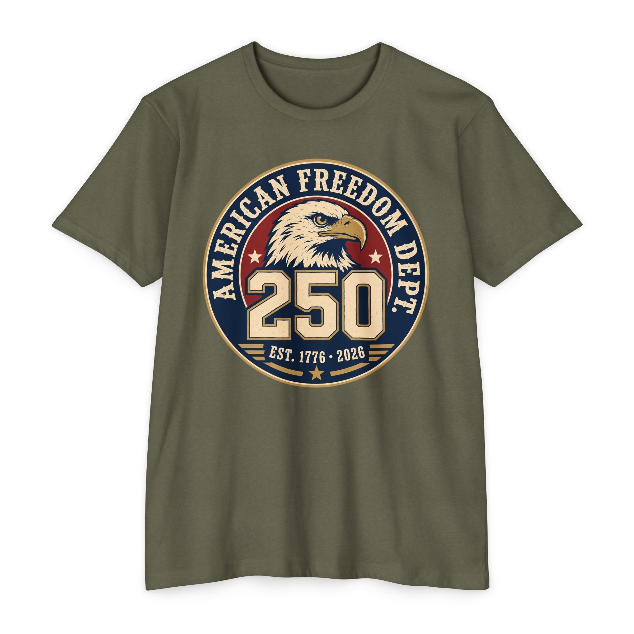 250th Anniversary American Freedom Dept T-Shirt – Vintage Eagle Patriotic Tee | S–5XL