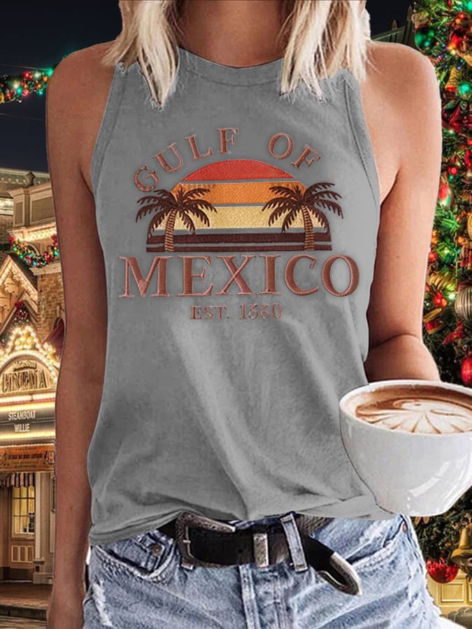 Women's Gulf of Mexico Est 1550 Print Vest