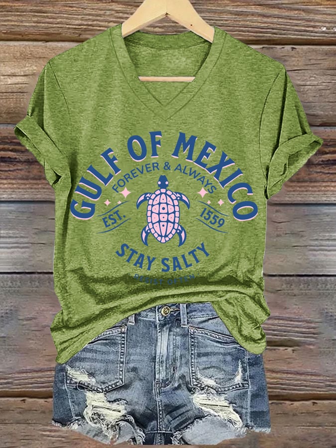 Women's Gulf Of Mexico Printed T-Shirt