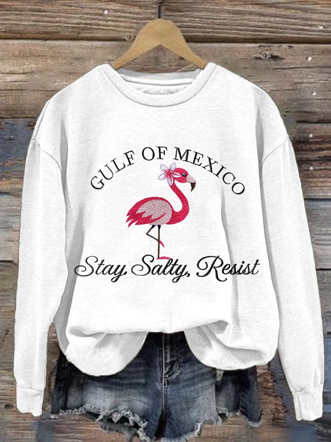 Women's Gulf Of Mexico Printed Sweatshirt