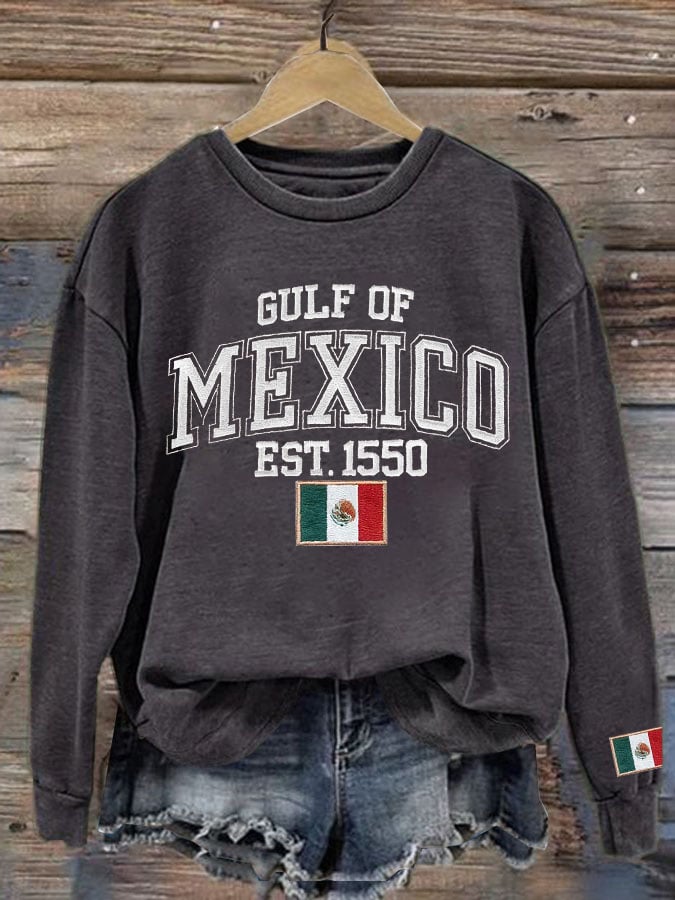 Women'S Gulf Of Mexico Print Sweatshirt