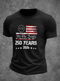 We The People 250 Years  2026 Pattern 100% Cotton T-Shirt