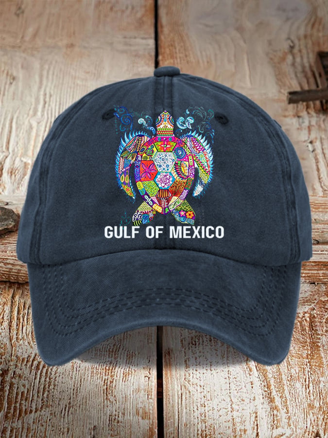 Unisex Gulf Of Mexico Print Hat
