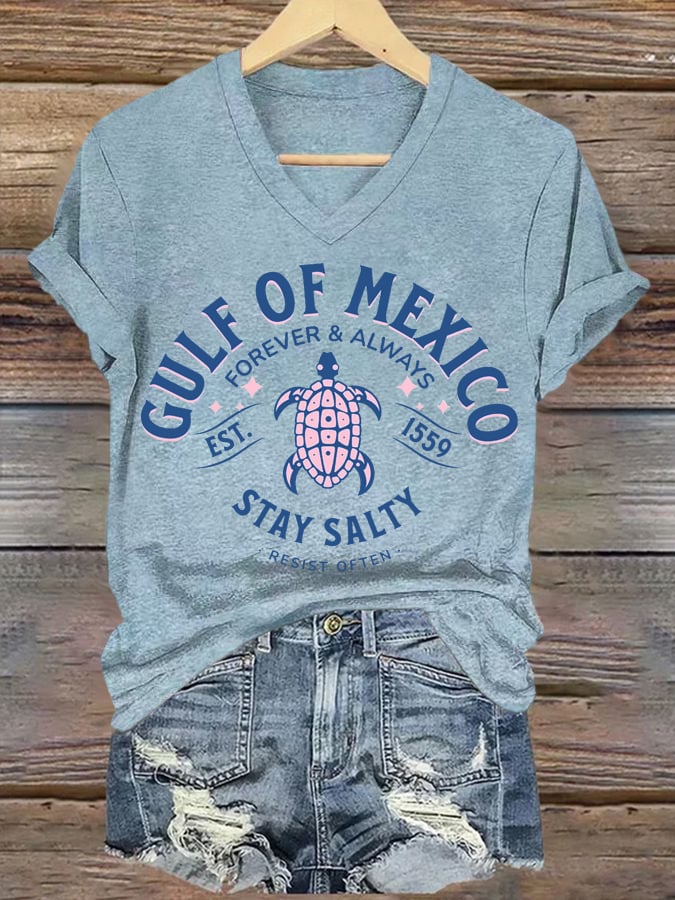 Women's Gulf Of Mexico Printed T-Shirt